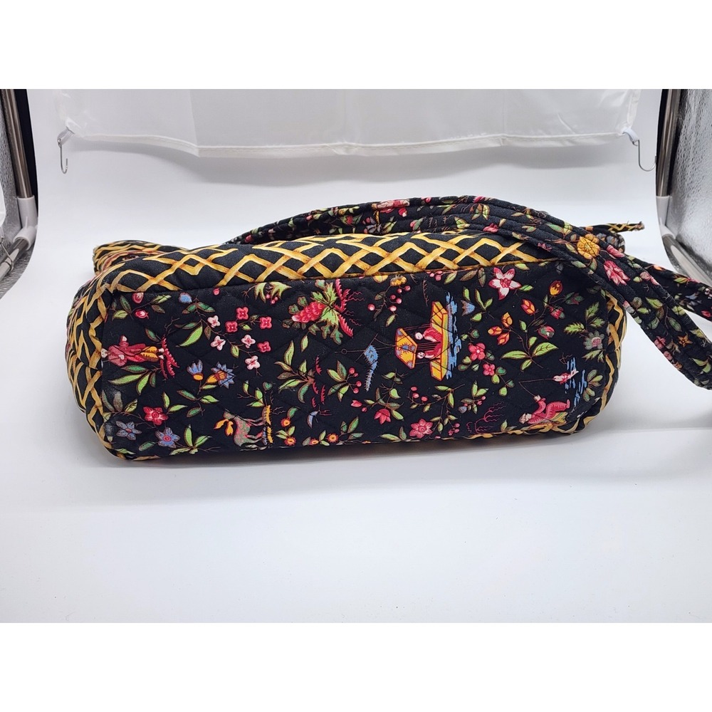 Vintage Vera Bradley Tote Purse And Crossbody Wallet Set- Ming Pattern- EUC - Picture 12 of 12